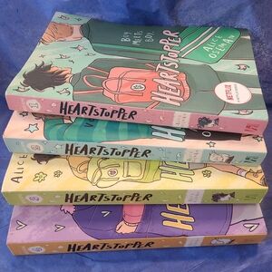 Heartstopper by Alice Oseman 1-4 book set volume 1 2 3 4 graphic teen novels